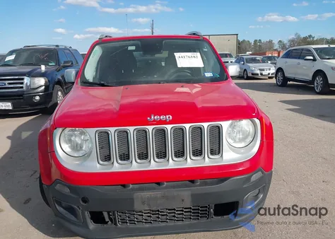 2016 Jeep Renegade Limited из США, поврежденный, VIN ZACCJADT2GPC84448